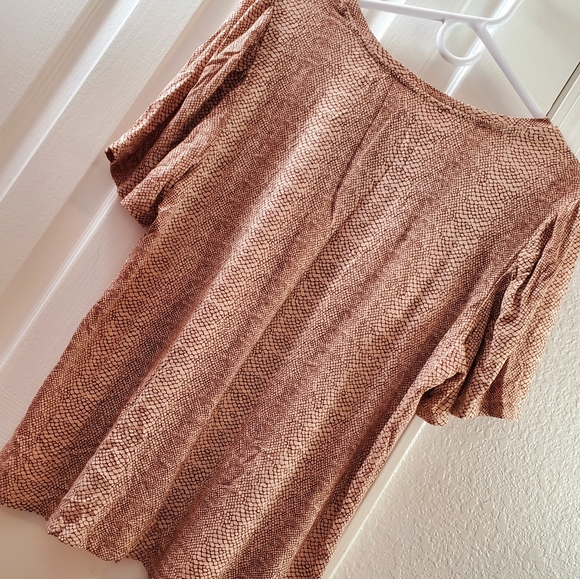 Free People Snake Skin Blouse - Picture 8 of 9